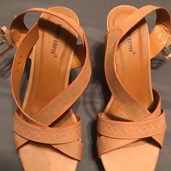Used Rusty Lopez Wedge Sandals - Picture 4 of 4